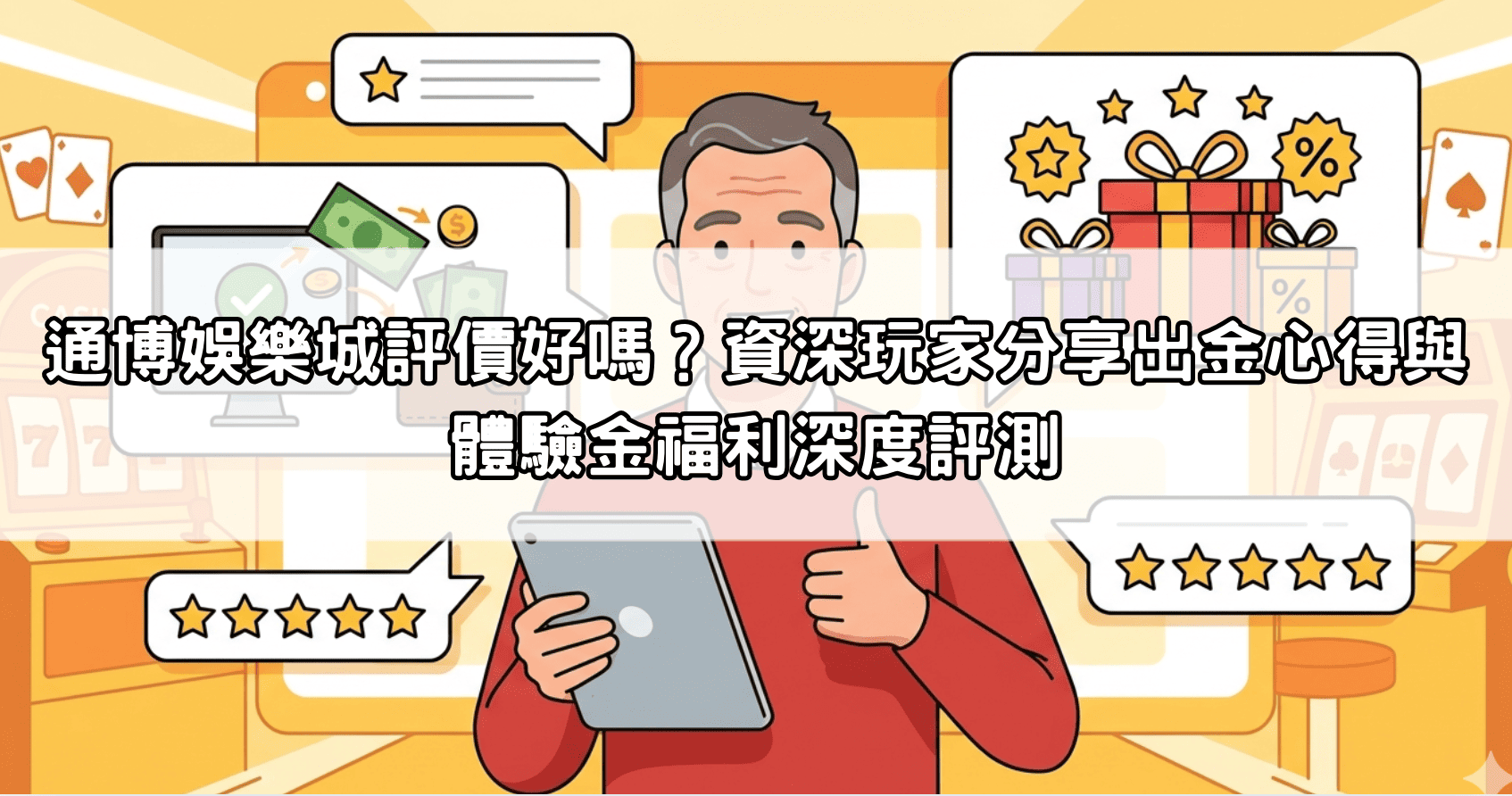 通博娛樂城評價好嗎？資深玩家分享出金心得與體驗金福利深度評測